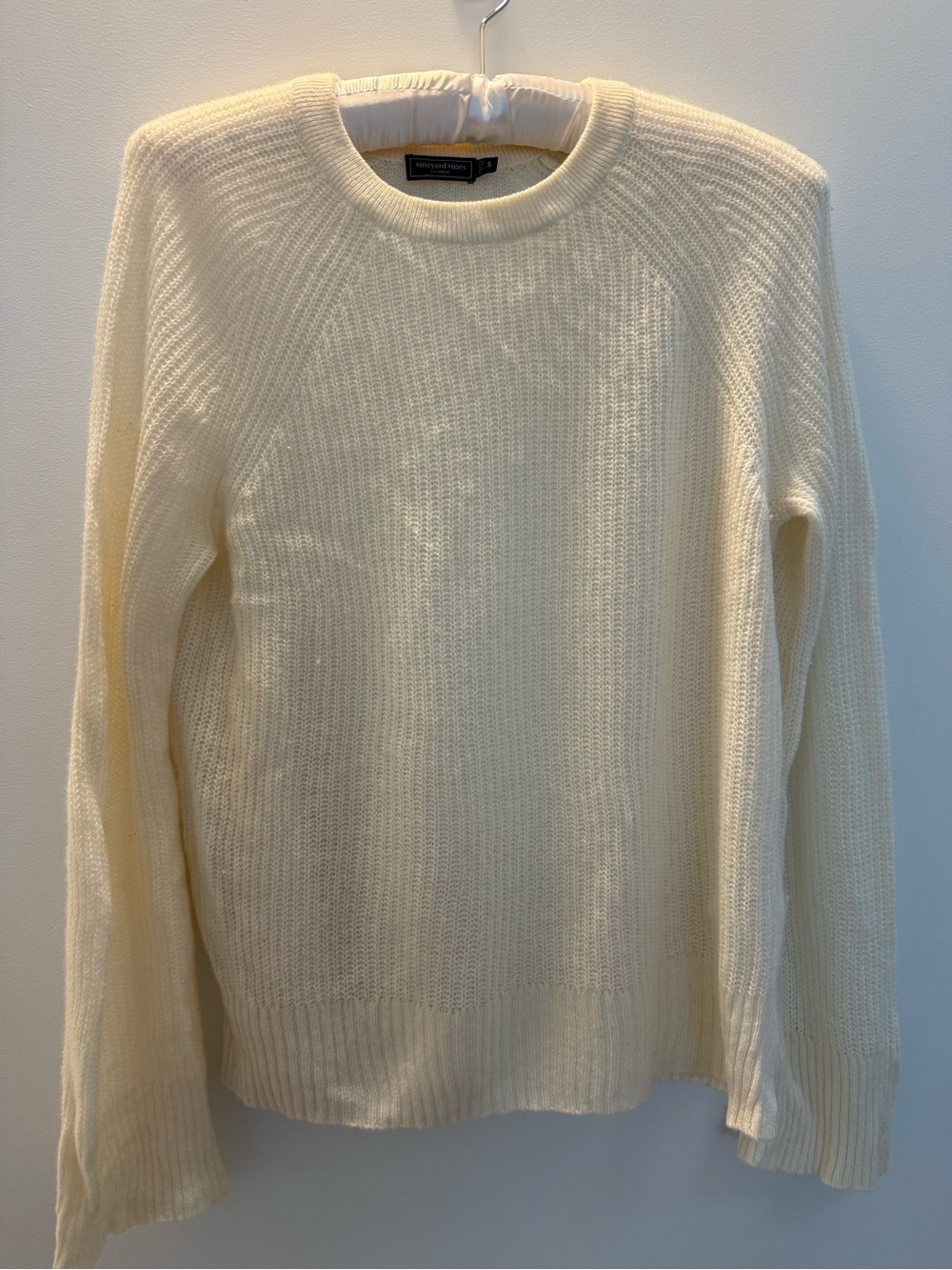 Vineyard Vines Classic Cream Cashmere Crewneck Sweater - Women